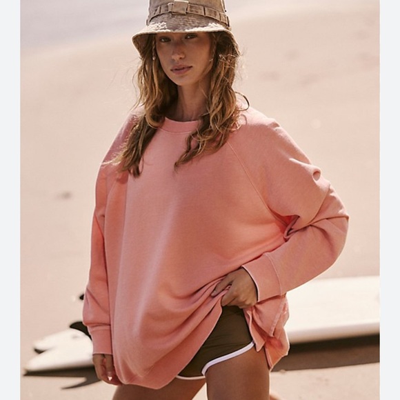 Free People Tops - Free People Movement Playbook Crewneck Pullover Sweatshirt with Pockets